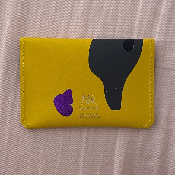 ARK colour design leather coin purse or wallet - Picture 3 of 4